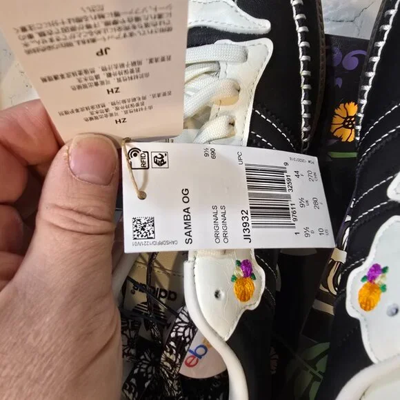 Adidas x Día de Los Muertos - Samba OG Black Men's Size 10 J13932 Sneaker NEW - Picture 8 of 15